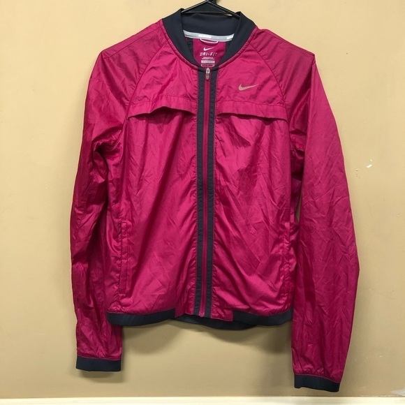 NIKE DRI FIT SPHERE BOMBER TRACK RUNNING JACKET - Picture 1 of 6